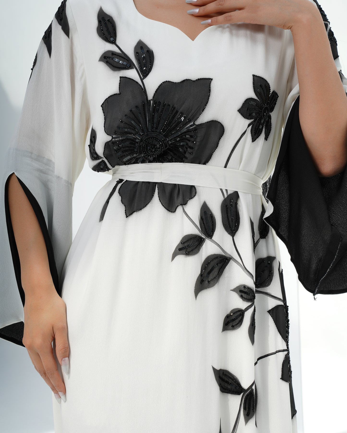 two tone Louise kaftan