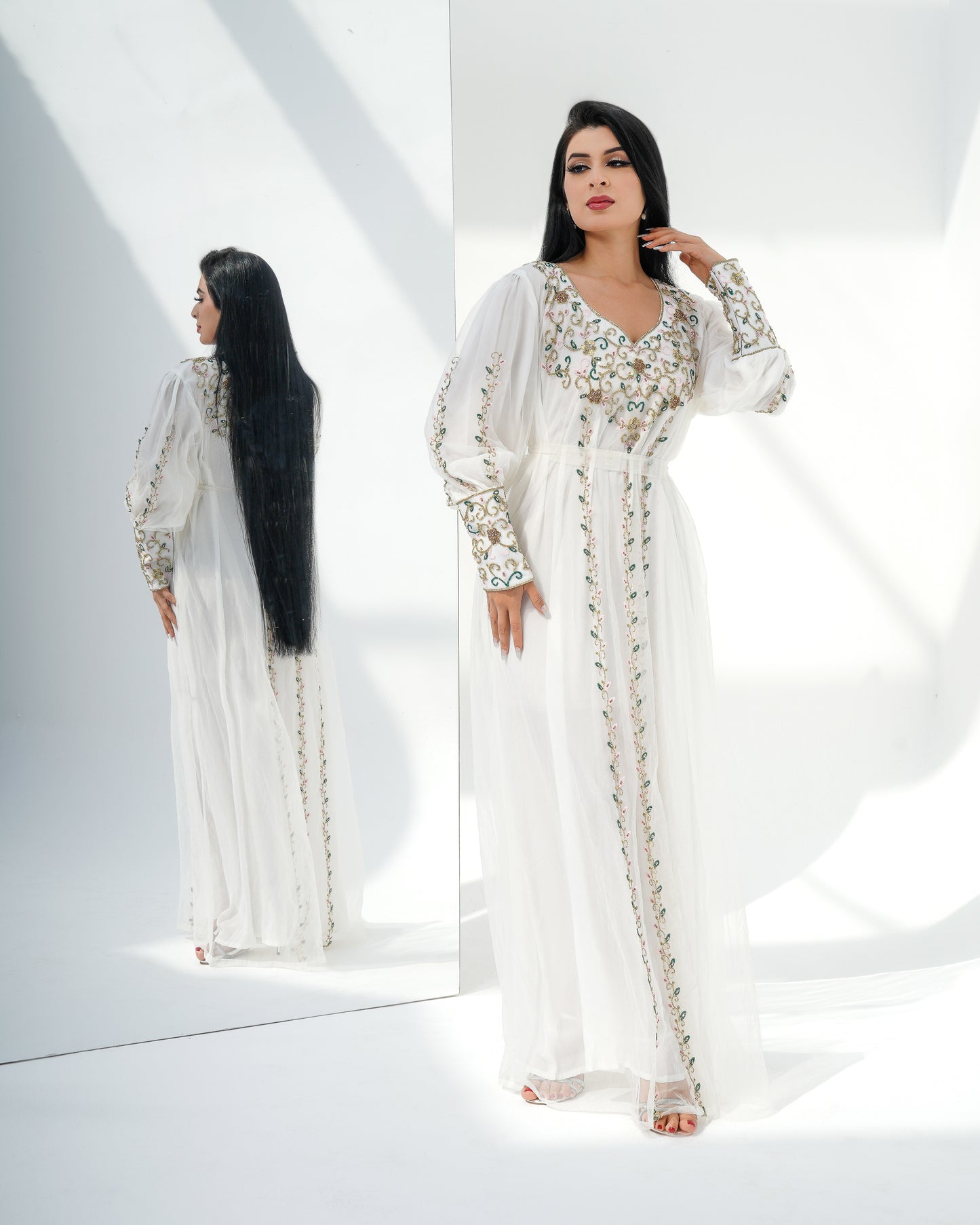 white wonder Louise kaftan